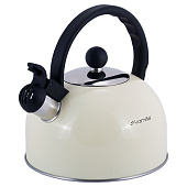 Чайник из нержавеющей стали со свистком 2,5л, 0679GR Чайник из нержавеющей стали со свистком 2,5л, 0679GR