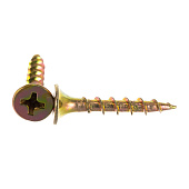  Саморезы гипсокартон-дерево ШСГД 3,5х25мм, желтые 1кг (около 760шт) 