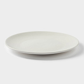  Тарелка обеденная Доляна White Label,фарфор, белый  3602559 