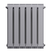 Радиатор биметаллический Royal Thermo PianoForte 500 Silver Satin 6 секц Радиатор биметаллический Royal Thermo PianoForte 500 Silver Satin 6 секц