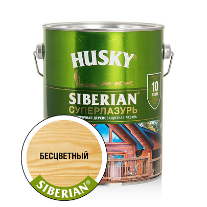  HUSKY SIBERIAN «Суперлазурь» бесцветная 2,7л 