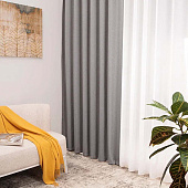 Портьера Сага 180х260 Серый /Легранд Портьера Сага 180х260 Серый /Легранд