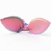  Резинки для волос ушки 2шт d 4см, цвет: розовый 