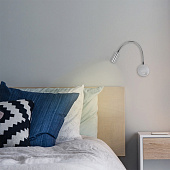  Светильник настенный LED 3Вт гибкий 4000К серебристый /Uniel 