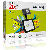 Прожектор LED 20Вт 6500К IP65 датчик движения /SMARTBUY Прожектор LED 20Вт 6500К IP65 датчик движения /SMARTBUY
