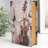  Сейф-книга Скрипка в женских руках, 21х13х5 см, 7570537 