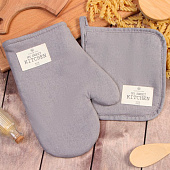  Кухонный набор 2 предмета Этель ECO цвет серый 