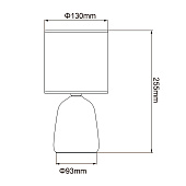 Светильник настольный B305 40Вт Е14 белый /Uniel Светильник настольный B305 40Вт Е14 белый /Uniel