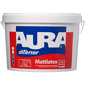 В/Д краска моющаяся AURA MATTLATEX Черный Янтарь (RAL 9005) 9л