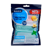  Зубочистки D.I.E.S. 150шт с нитью Дыня, Ваниль, Мята 