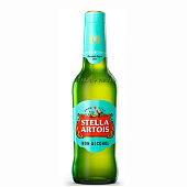  Пиво Стелла Артуа безалкогольный пастеризованный ст.б. 0%, 044л 