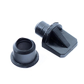 Полкодержатель лопаточка d7мм пласт.с втулкой (16 Полкодержатель лопаточка d7мм пласт.с втулкой (16