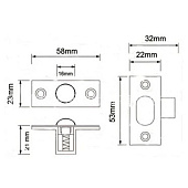  Фиксатор шариковый BL-02 SN никель "САЗАР" 