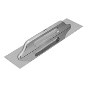 Гладилка из нержавеющей стали, 480 х 130 мм, деревянная ручка Гладилка из нержавеющей стали, 480 х 130 мм, деревянная ручка