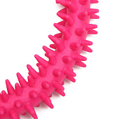  Игрушка для собаки Кольцо - Зубочистка, розовый, 12,5 см, 452-465 