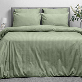  Комплект постельного белья Волшебная Ночь Smoke Green, 782138, семейный, страйп-дизайн, 8709/6 