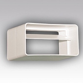 Соединитель плоских каналов 110х55мм с обр клап Арт.5151 Соединитель плоских каналов 110х55мм с обр клап Арт.5151