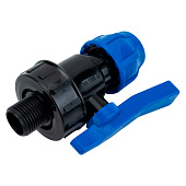 Шаровый кран НР 20х1/2" ПНД Шаровый кран НР 20х1/2" ПНД