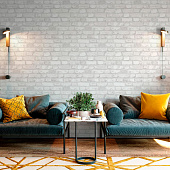  Обои 1.06х10м Mattoni арт. HC72584-11 Серый /HomeColor 