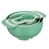  Набор кухонный 7 в 1 дуршлаг,мерные миски,ложки мерные  861-485 