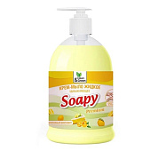  Крем-мыло жидкое Soapy Бисквит Увлажняющее с дозатором 500 мл. Clean&Green CG8110 
