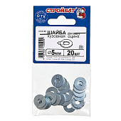 Шайба оцинк.кузовная DIN 9021 5 мм(20шт) Шайба оцинк.кузовная DIN 9021 5 мм(20шт)