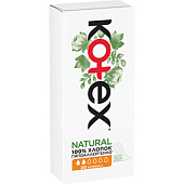  Ежедневные гигиенические прокладки КОТЕКС NATURAL 20шт 