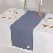  Дорожка на стол Этель Kitchen 40х150 см, синий, саржа, 220 г/м2 