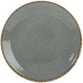Тарелка плоская 24 см Porland Seasons фарфор цвет темно-серый 187624 Тарелка плоская 24 см Porland Seasons фарфор цвет темно-серый 187624