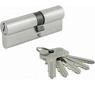  Цилиндр ключ/вертушка  МЦ-ECO-STD-Z-ЛВ-80 (40-40) (хром) Нора-М 