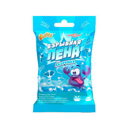  Взрывная пена Baffy КУПАЙСЯ ВЕСЕЛО! ЛАЗУРНАЯ 
