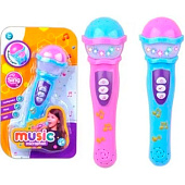 Игрушка Микрофон свет/звук, 2 цвета, 25,5х14,5х6 см, 2991041