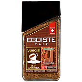  Egoiste  SPECIAL Кофе сублимированный молотый в растворимом 100гр. стекл. банка 