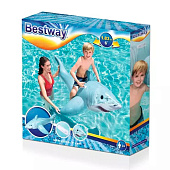 Игрушка для катания верхом Bestway Акула 183х102см, 3+  арт.41405 