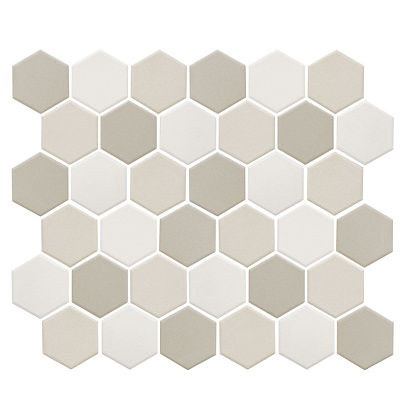  Мозаика 32,5х28,2 Hexagon small LB Mix Antislip. Светло-бежевый арт. JMT31955 /Starmosaic 