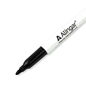  Маркер перманентный черный Alingar пулевидный 1-2мм AL523 