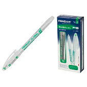  Ручка шариковая Pensan Global-21 зеленая 0,5 мм, 2221з 