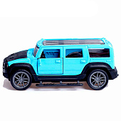 Машина металлическая Автоград "Джип", 1:36, инерция, открываются двери, синий, 10292556 Машина металлическая Автоград "Джип", 1:36, инерция, открываются двери, синий, 10292556