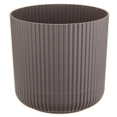 Кашпо "Вельвет" D180мм 3,6л Французский серый с/п (10) М3182 Кашпо "Вельвет" D180мм 3,6л Французский серый с/п (10) М3182