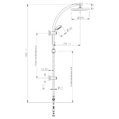  Душевая система ST1010 ESKO 