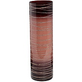  Ваза "Золотые линии на коричневом" d-12 см, 40 см 10911493 