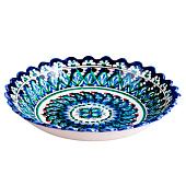 Тарелка глубокая «Узоры», d=20 см, синяя,микс 1573757 Тарелка глубокая «Узоры», d=20 см, синяя,микс 1573757