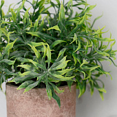 Искусственный цветок в горшке Остролистник, 7.5?21 см Искусственный цветок в горшке Остролистник, 7.5?21 см