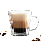  Кружка с двойными стенками SATOSHI , 350мл, стекло 806-937 