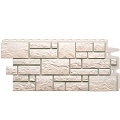 Фасадная панель Docke PREMIUM BURG (Бург) Белый 1072х472мм