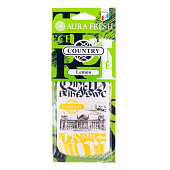  Ароматизатор подвесной картон AURA FRESH COUNTRY Lemon 