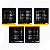 Тетрадь в клетку, 24 листа, А5, на скрепке, блок №1, Гонщику, микс Тетрадь в клетку, 24 листа, А5, на скрепке, блок №1, Гонщику, микс