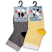Детские носки Grand Line Д-06, узкая полоска, р. 20-22 Детские носки Grand Line Д-06, узкая полоска, р. 20-22