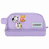 Пенал-органайзер HEIKKI (ХЕЙКИ) с ручкой, значки, 2 отд.,откид.планка,22x13х10см, фиолетовый, 273600 Пенал-органайзер HEIKKI (ХЕЙКИ) с ручкой, значки, 2 отд.,откид.планка,22x13х10см, фиолетовый, 273600