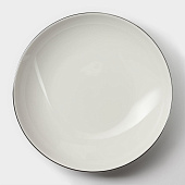 Тарелка глубокая Magistro La Perle 22,5 см белый 9225411 Тарелка глубокая Magistro La Perle 22,5 см белый 9225411